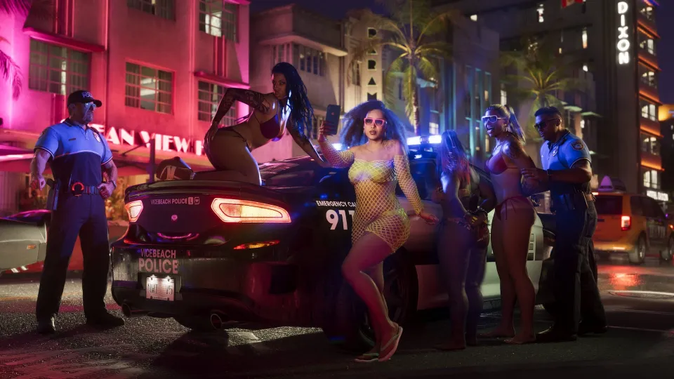 Vice City in official Rockstar promotional imagery.