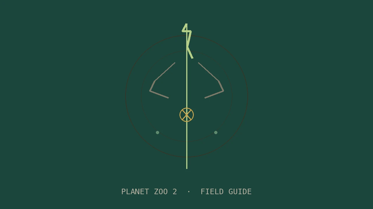 Planet Zoo 2 field guide editorial mark